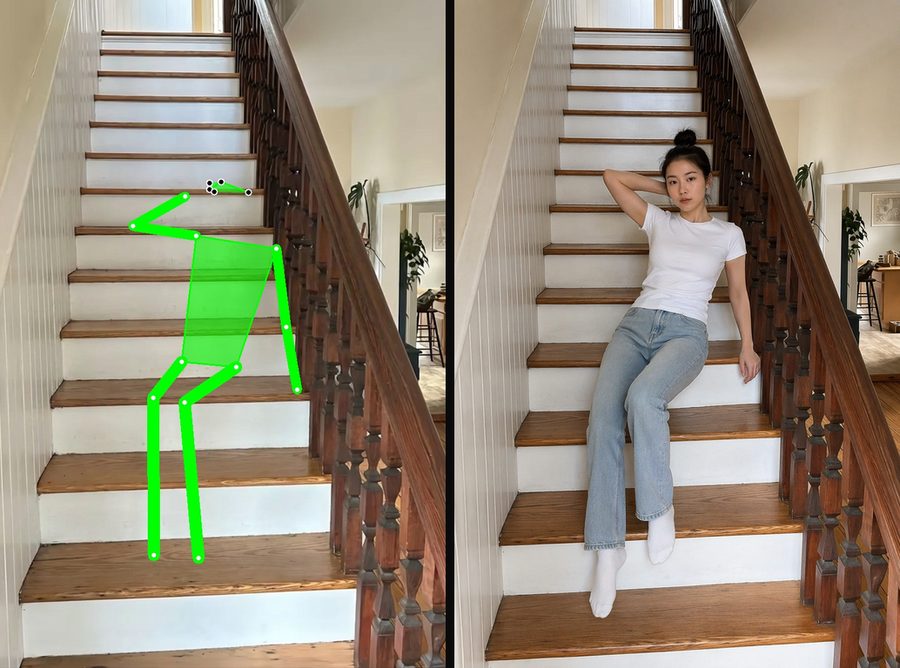 Subject-side pose guidance showcase 10