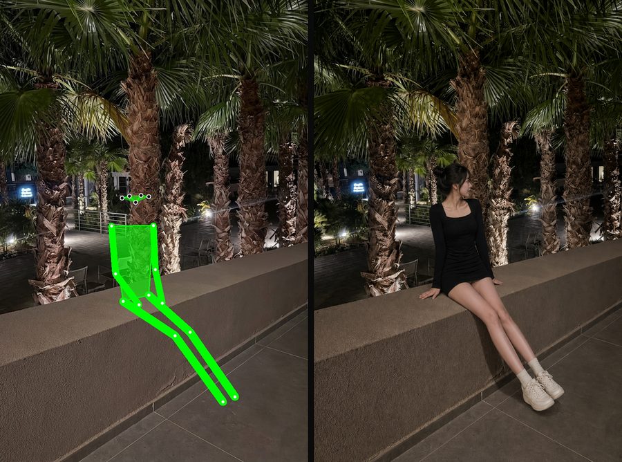 Subject-side pose guidance showcase 15