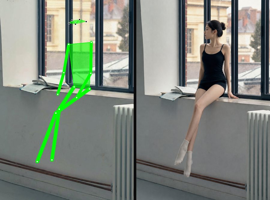 Subject-side pose guidance showcase 16