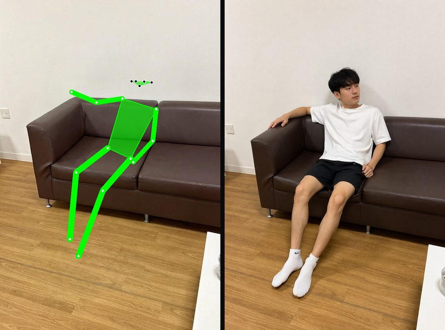 Subject-side pose guidance showcase 19
