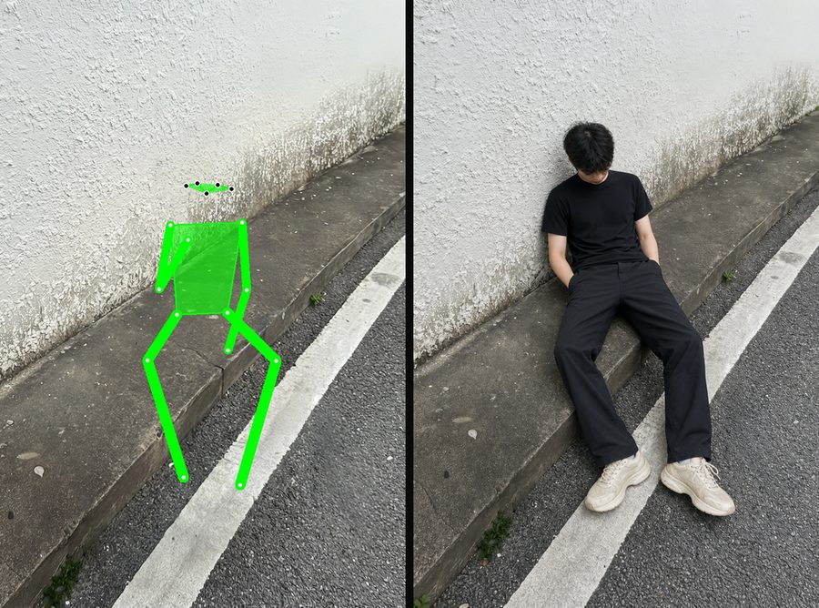 Subject-side pose guidance showcase 24