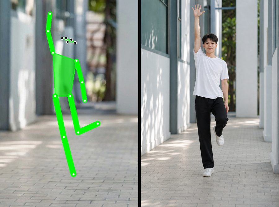 Subject-side pose guidance showcase 27